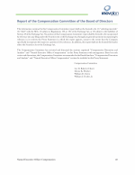 Report of the Compensation Committee of the Board of Directors