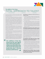 Total Approach to Talent