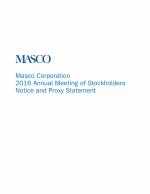 Click here to view Masco Corporation 2016 Proxy Statement