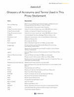 Appendix B: Glossary of Acronyms and Terms Used in This Proxy Statement