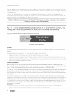 Item 15 - Shareholder Proposal Requesting an Amendment to Our Bylaws to Require Shareholder Approval for Certain Future Amendments