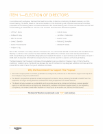 Item 1 - Election of Directors