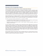 Discussion of Our Compensation Program