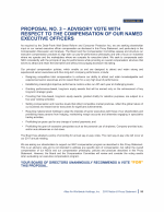 Proposal No. 3 - Advisory Vote with Respect to the Compensation of Our Named Executive Officers