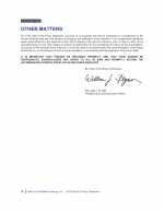 Other Matters