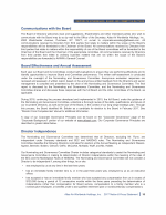 Communications with the Board