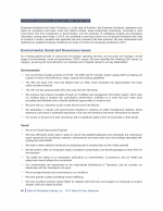 Environmental, Social and Governance Issues