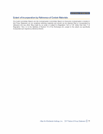 - Extent of Incorporation by Reference of Certain Materials