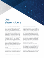 Letter to Shareholders