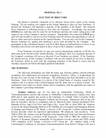 Proposal No. 1 - Election of Directors