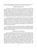 Shareholder Proposals