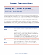 Proposal No. 1 - Election of Directors