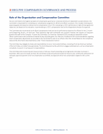 - Executive Compensation Governance and Process