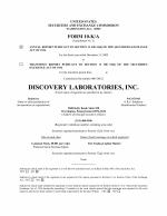 Click here to view Discovery Laboratories, Inc. 2009 Form 10-K/A Amendment No. 2