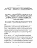 Proposals 1 & 2