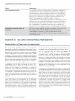    Section 5: Tax and Accounting Implications