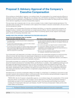 Proposal 3: Advisory Approval of the Company's Executive Compensation
