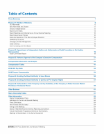 Table of Contents