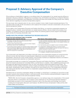 Proposal 3: Advisory Approval of the Company's Executive Compensation