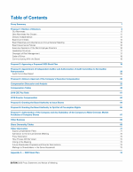 Table of Contents