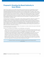 Proposal 4: Granting the Board Authority to Issue Shares