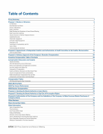 Table of Contents
