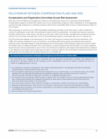 - Relationship Between Compensation Plans and Risk