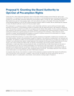 Proposal 5: Granting the Board Authority to Opt-Out of Pre-emption Rights