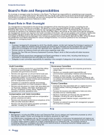 Board's Role and Responsibilities