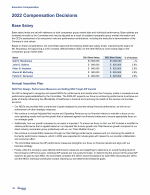 - 2022 Compensation Decisions