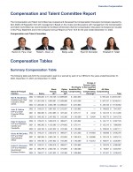 Compensation and Talent Committee Report