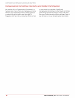 - Compensation Committee Interlocks and Insider Participation
