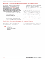 - Corporate Governance Guidelines and Code of Conduct and Ethics