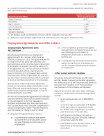 - Employment Agreements and Offer Letters