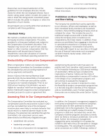 - Deductibility of Executive Compensation