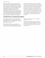 - Distribution of Certain Documents
