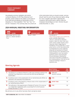 Proxy Statement Summary