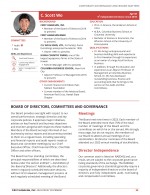 Board of Directors, Committees and Governance
