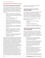 - Compensation Governance Process