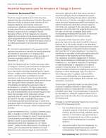 - Potential Payments upon Termination or Change in Control