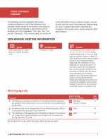 Proxy Statement Summary