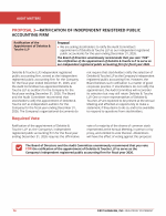 Proposal 3 - Ratification of Independent Registered Public Accounting Firm