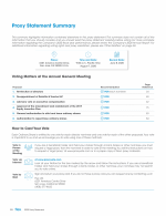 Proxy Statement Summary