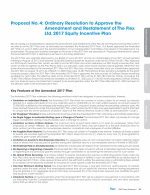 Proposal No. 4: Ordinary Resolution to Approve the Amendment and Restatement of The Flex Ltd. 2017 Equity Incentive Plan