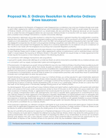 Proposal No. 5: Ordinary Resolution to Authorize Ordinary Share Issuances