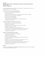 Annual General Meeting of Shareholders Directions and Parking Information