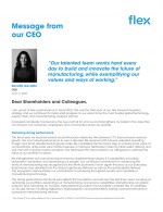 Message from our CEO