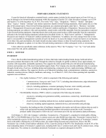 Forward-Looking Statements