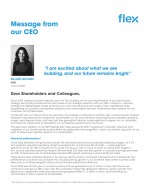 Message from our CEO