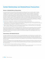 Certain Relationships and Related-Person Transactions